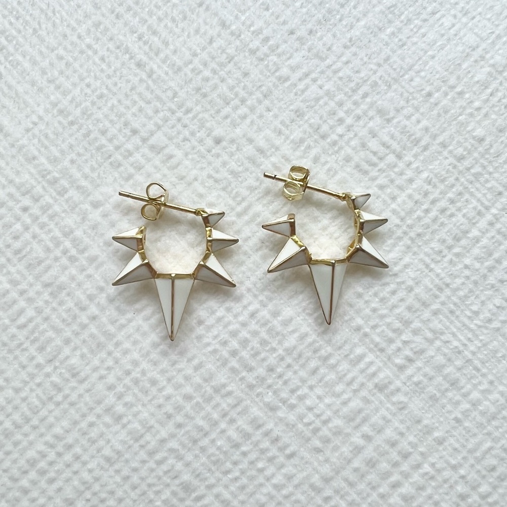 ⭐️Melinda Maria | Gabriella spiked hoop earrings